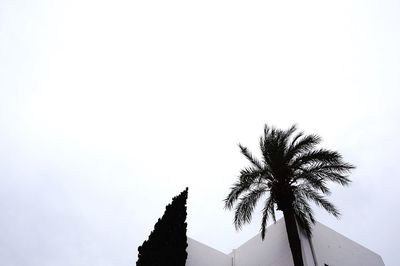 Low angle view of built structure against clear sky