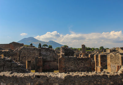 Old ruins against clear sky