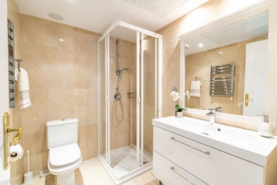 Interior of bathroom