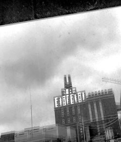 Low angle view of building against sky