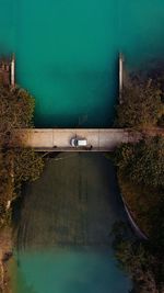 Bridge connecting to cities separated by canal