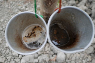 Close-up of coffee cup