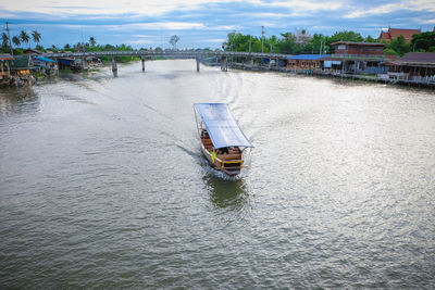 Scenic view of river against sky