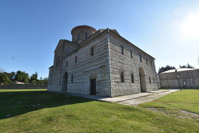 An old orthodox church converted into a concert hall in abkhazia, pitsunda, republic of abkhazia