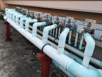 Row of pipes