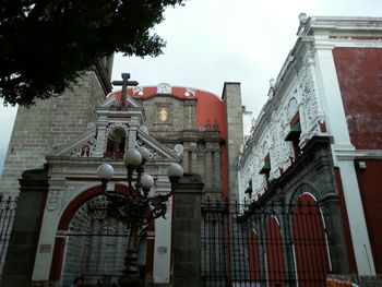 Low angle view of building against sky