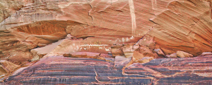 Close-up of rock formation