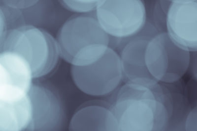 Defocused image of lights