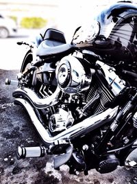 Cars parked in parking lot