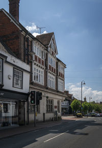 Street view of the town of east grinstead, west sussex, uk