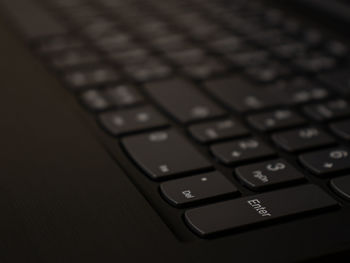 Close-up of computer keyboard