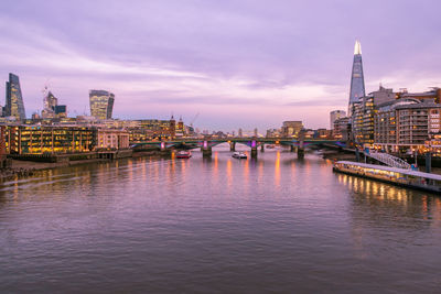 View of buildings at waterfront