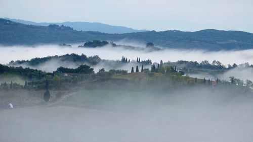 Panoramic view of landscape against sky