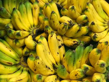 Full frame shot of fruits for sale at market stall