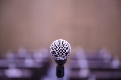 Close-up of lighting equipment