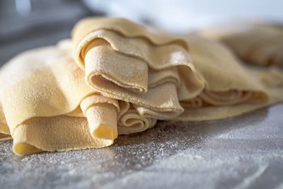 Close-up of cookies on table