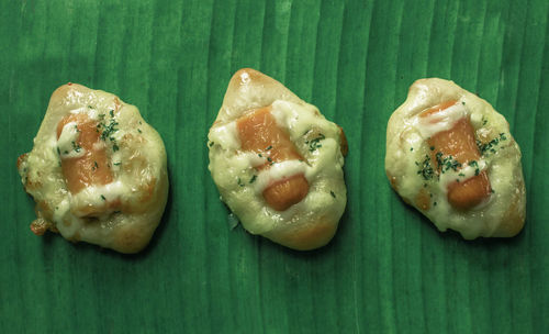 Close-up of food on table