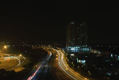 City street at night