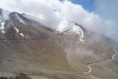 Scenic view of mountain against sky