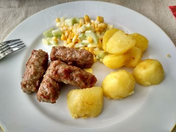 Close-up of food on plate