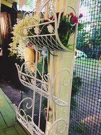 View of chainlink fence