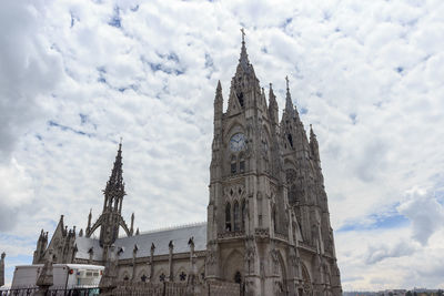 Low angle view of cathedral against sky