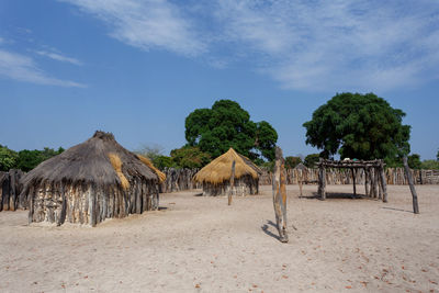 Panoramic view of beach against sky