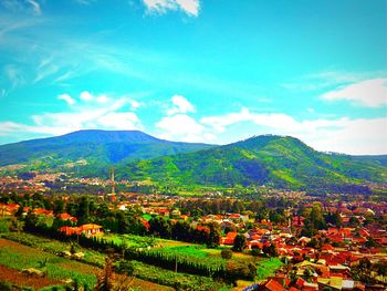 Scenic view of landscape against sky