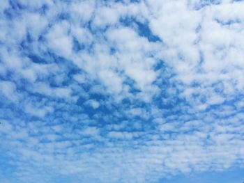 Low angle view of clouds in sky