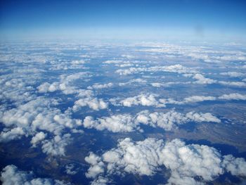 Aerial view of cloudscape