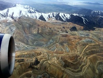 Close-up of mountain against sky