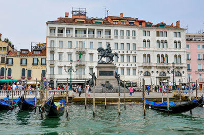 Group of people in front of building