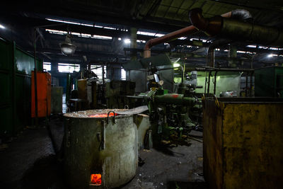 Interior of factory