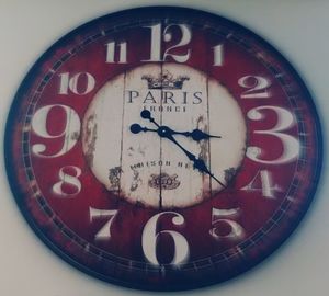Close-up of clock