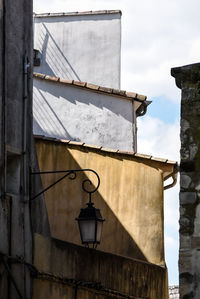 Low angle view of built structure against sky