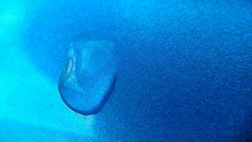 Close-up of blue water in swimming pool