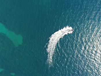 Aerial view of sea