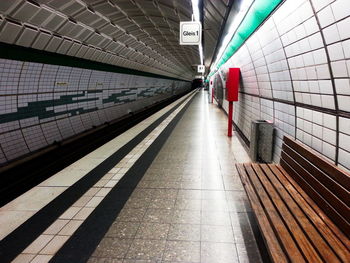 Interior of railroad station