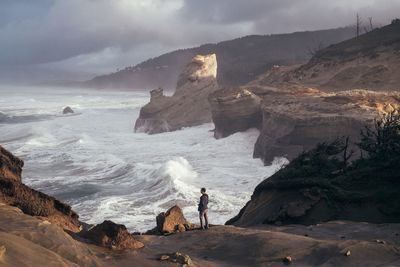 People on beach