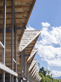 Low angle view of building against sky