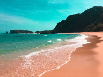 Scenic view of beach