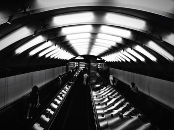 Interior of subway station