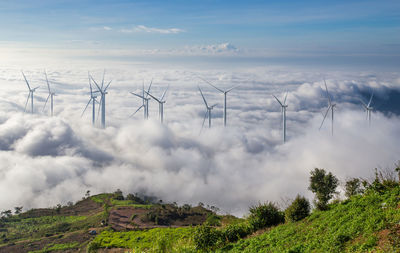 Panoramic view of landscape against sky