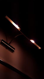 Close up of electric lamp