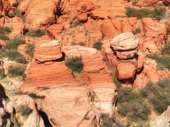 View of rock formation