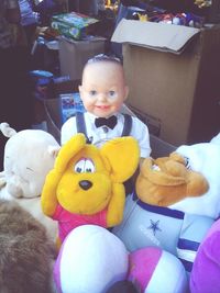 Portrait of cute girl