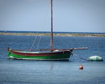 Boats in sea