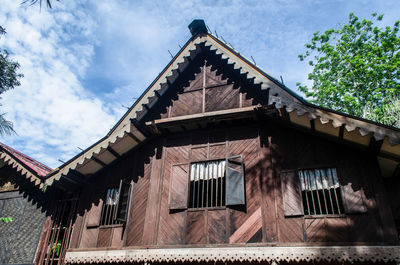 Low angle view of building against sky