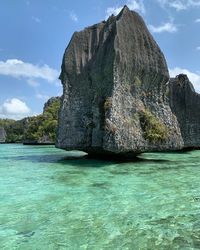 Scenic view of sea against sky in misool raja ampat island indonesia 