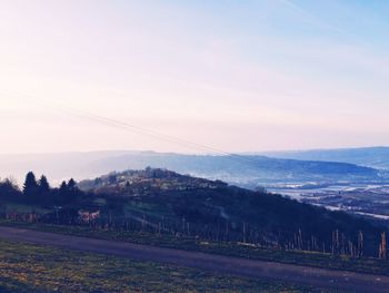 Scenic view of landscape against sky